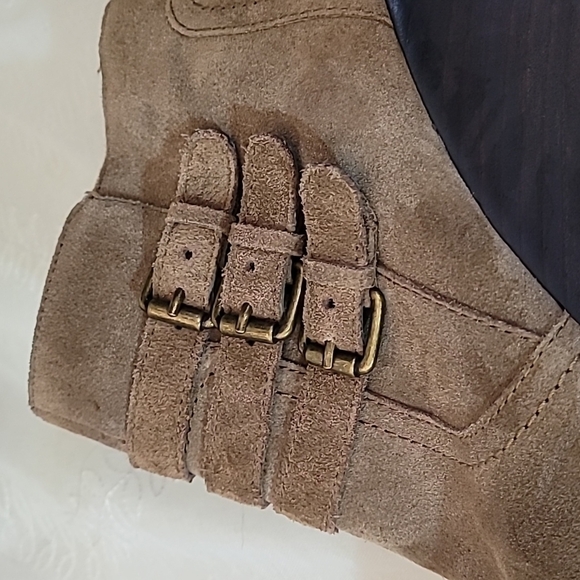 Franco Sarto Women's Ankle Booties Size 7.5  Tan - Picture 7 of 8